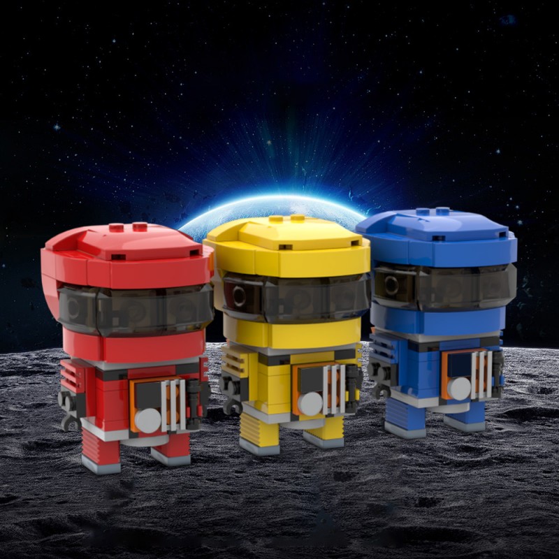 GOBRICKS MOC 49399 2001 a space odissey SPACE SUIT brickheadz - YWOBB