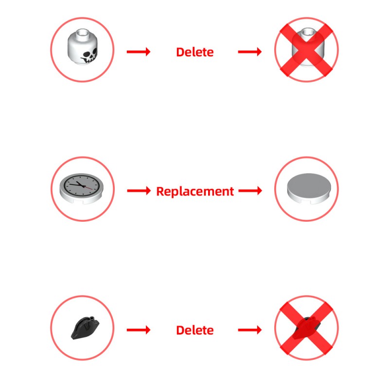 GOBRICKS MOC 231107 Monsters Haunted Mansion Alternate build of 3x31167 - YWOBB