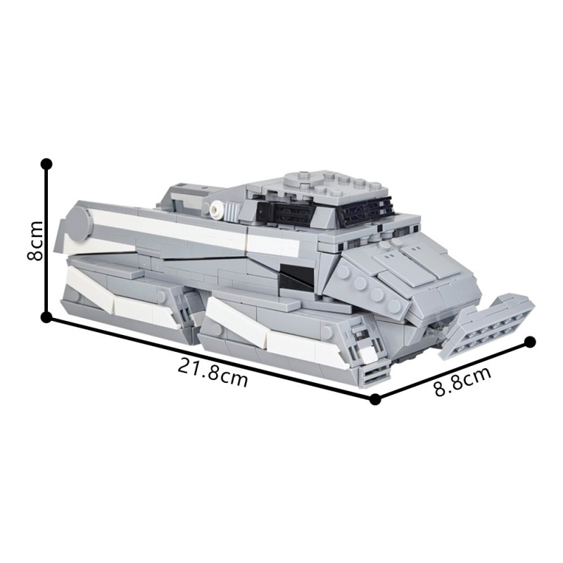 GOBRICKS MOC 235149 Imperial Armored Personnel Carrier Ghorman - YWOBB