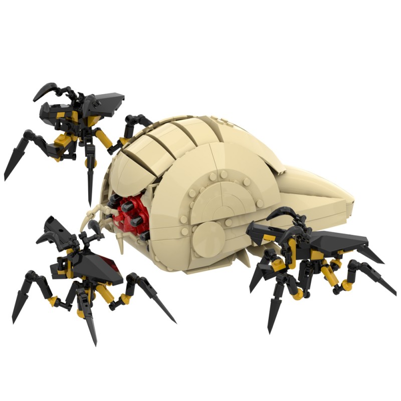 GOBRICKS MOC S0076 Starship Troopers Brain worm - YWOBB