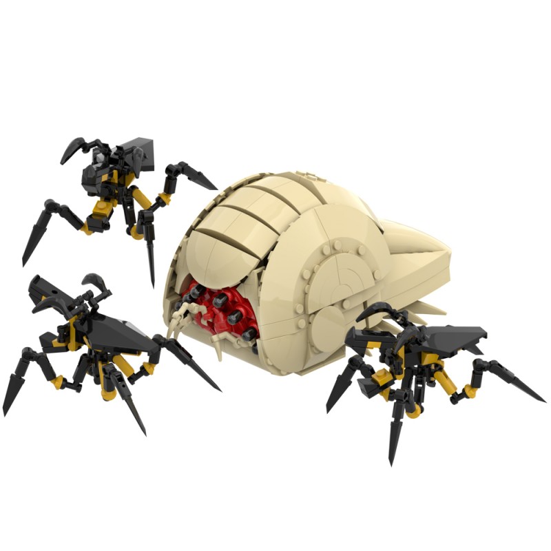 GOBRICKS MOC S0076 Starship Troopers Brain worm - YWOBB