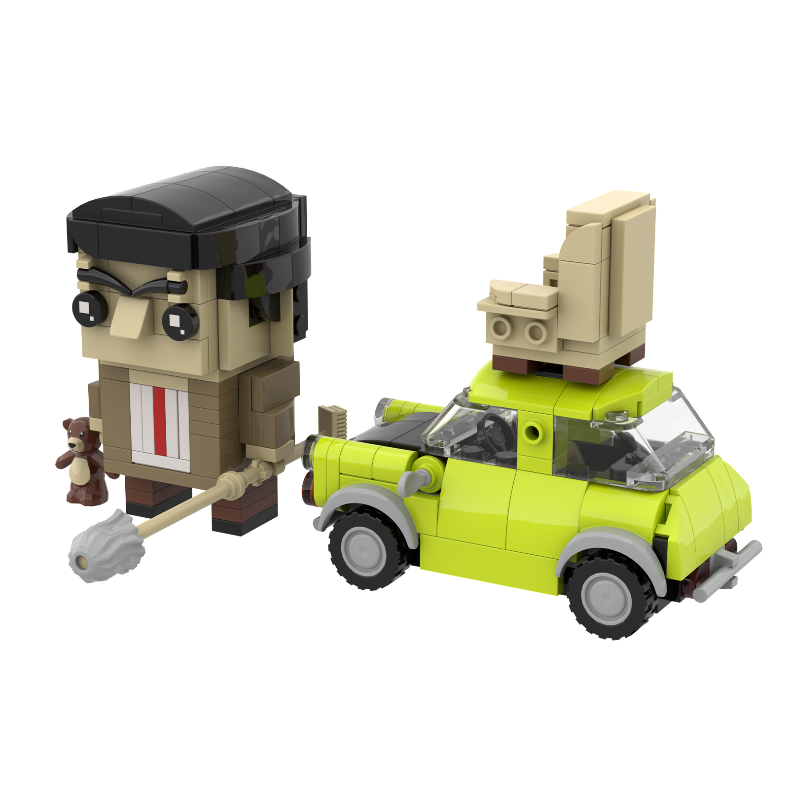 GOBRICKS MOC S0089Y01 Mr. Bean - YWOBB