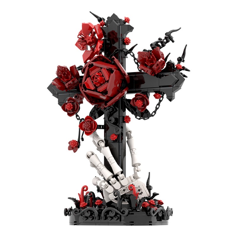 GOBRICKS MOC S0104 Gothic Cross - YWOBB