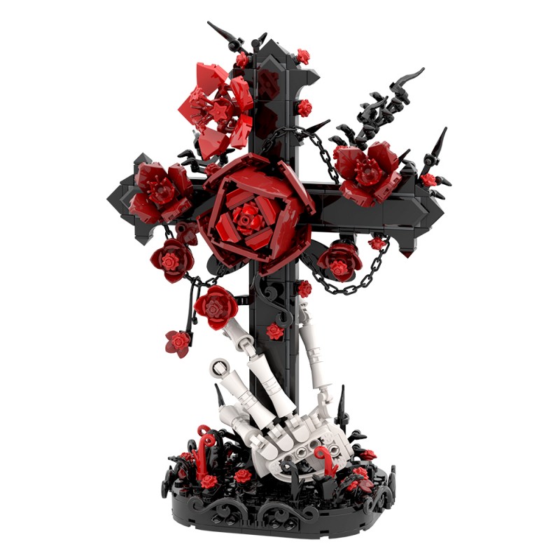 GOBRICKS MOC S0104 Gothic Cross - YWOBB