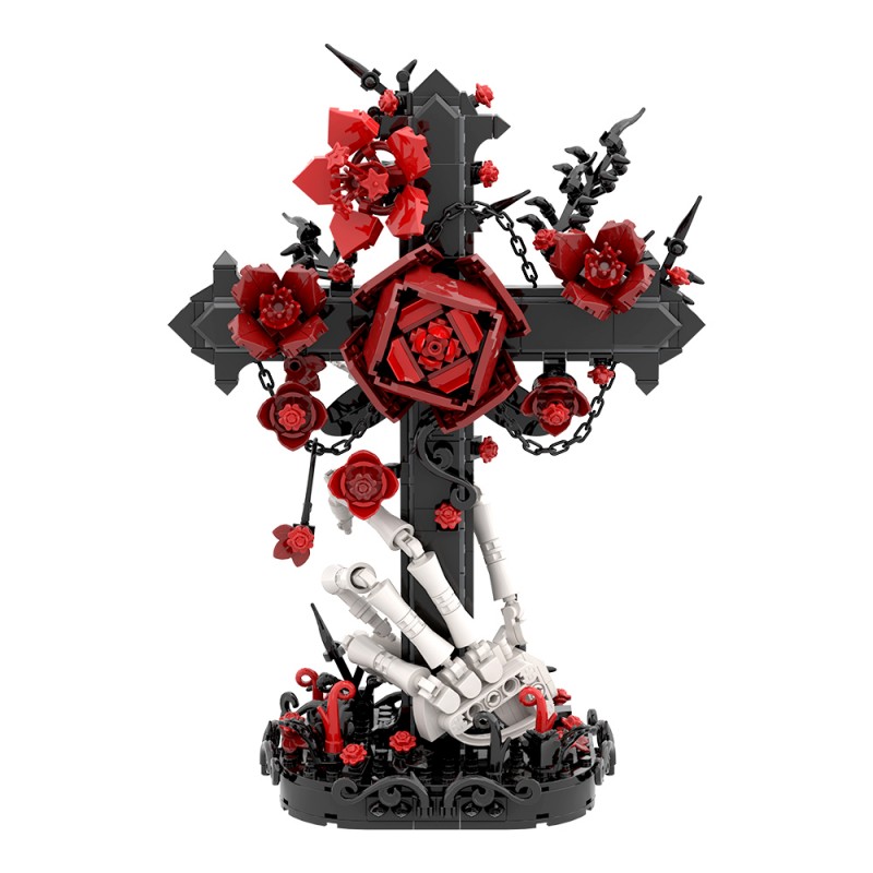GOBRICKS MOC S0104 Gothic Cross - YWOBB