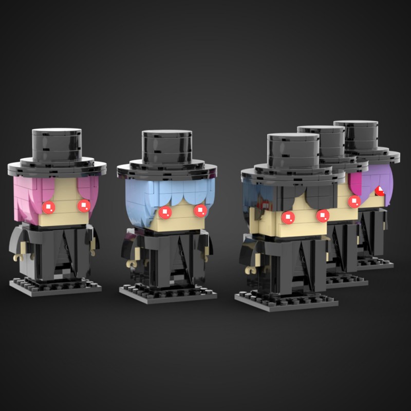 GOBRICKS MOC 229522 Demon Saja Boys Form KPop Demon Hunters - YWOBB