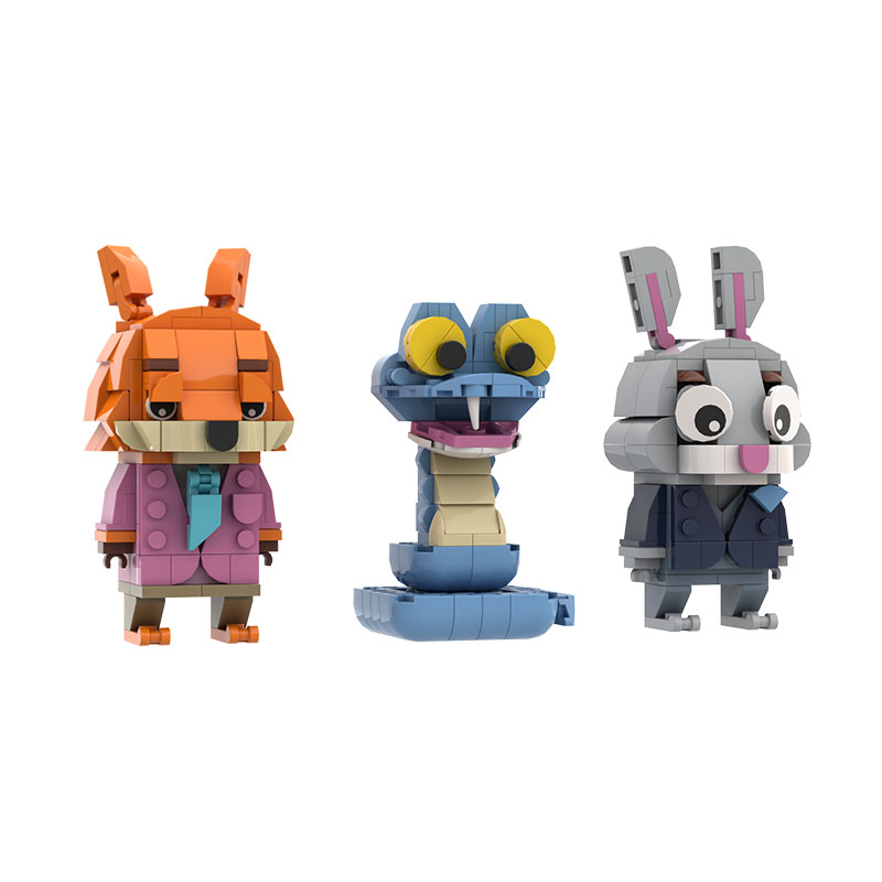 GOBRICKS MOC A2554 Zootopia - YWOBB