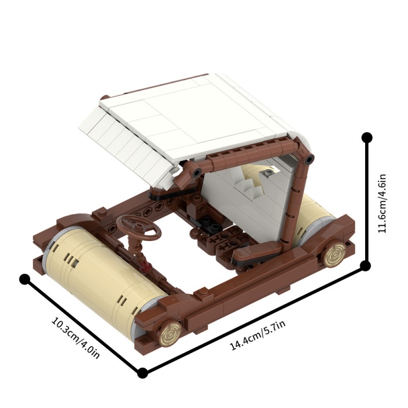 GOBRICKS MOC S0107Y02 The Flintstones — Fred and Wilma - YWOBB