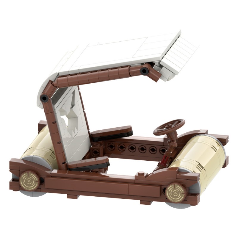 GOBRICKS MOC S0107Y02 The Flintstones — Fred and Wilma - YWOBB