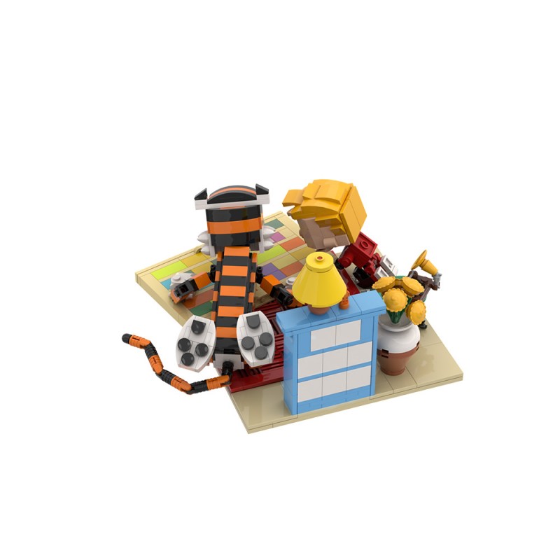 GOBRICKS MOC S0088Y01 Calvin and Hobbes - YWOBB