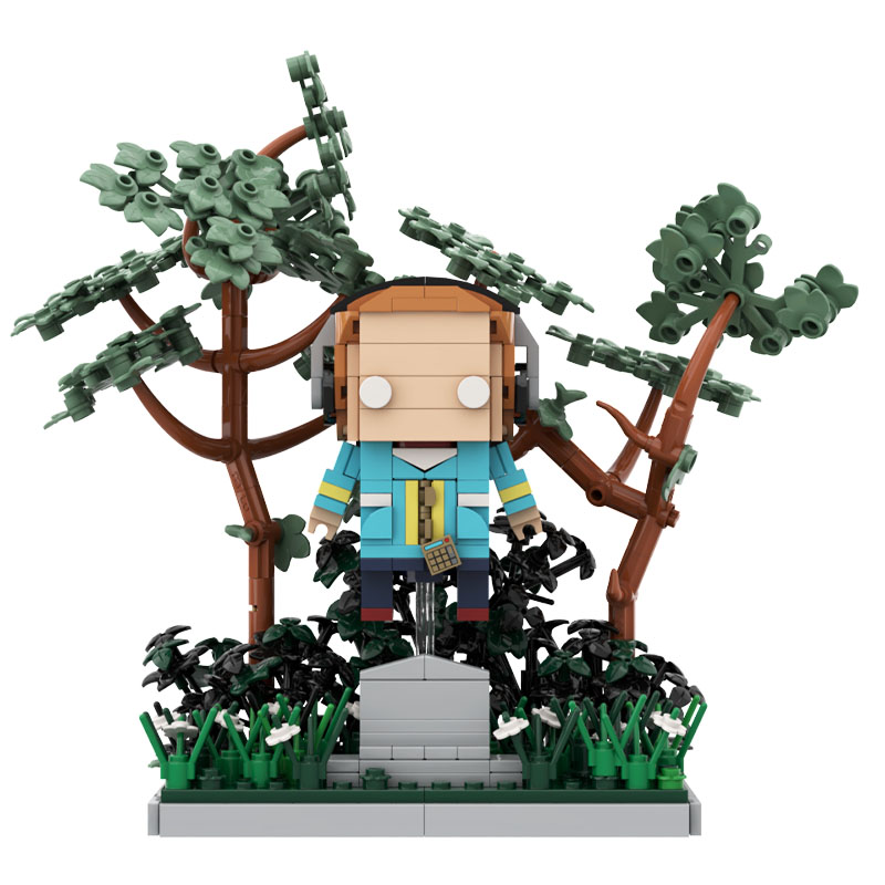 GOBRICKS MOC S0114 Stranger Things – Max at the Cemetery - YWOBB