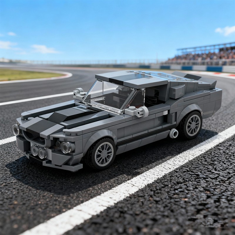 GOBRICKS MOC 57356 Eleanor - Ford Mustang Shelby GT500 - YWOBB