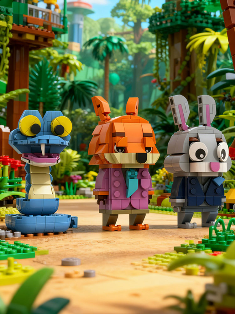 GOBRICKS MOC A2554 Zootopia - YWOBB