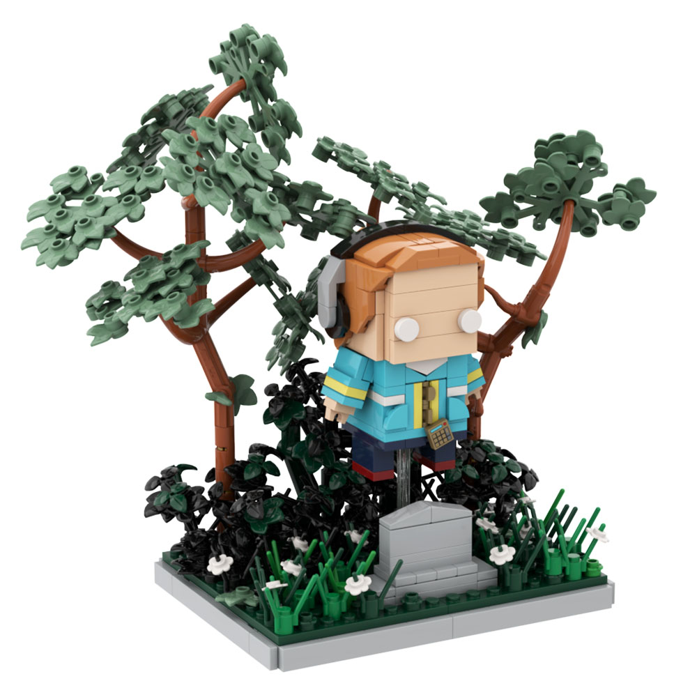GOBRICKS MOC S0114 Stranger Things – Max at the Cemetery - YWOBB