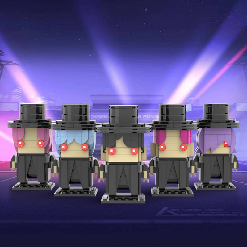 GOBRICKS MOC 229522 Demon Saja Boys Form KPop Demon Hunters - YWOBB