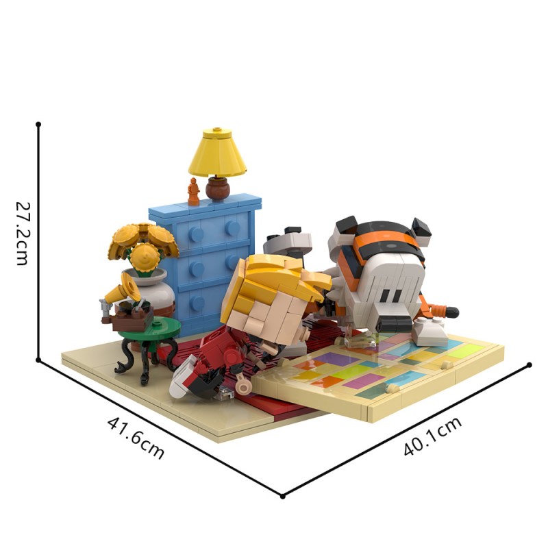 GOBRICKS MOC S0088Y01 Calvin and Hobbes - YWOBB