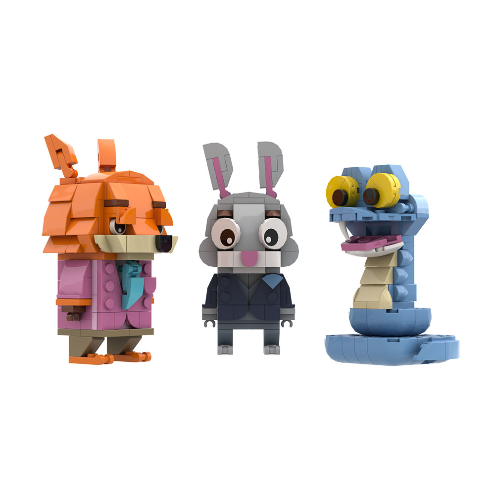 GOBRICKS MOC A2554 Zootopia - YWOBB