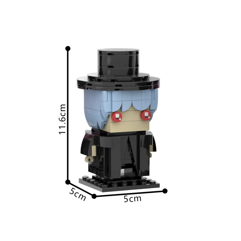 GOBRICKS MOC 229522 Demon Saja Boys Form KPop Demon Hunters - YWOBB