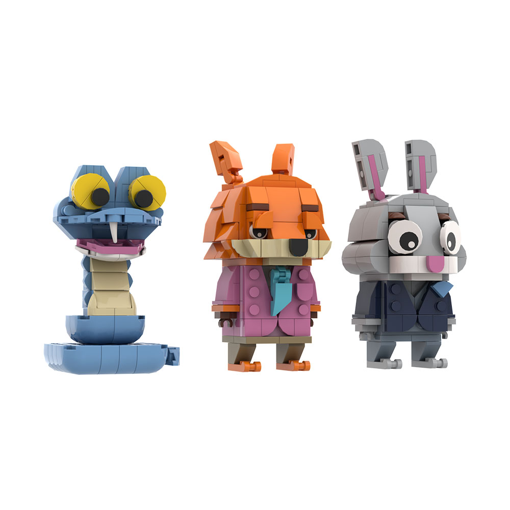 GOBRICKS MOC A2554 Zootopia - YWOBB