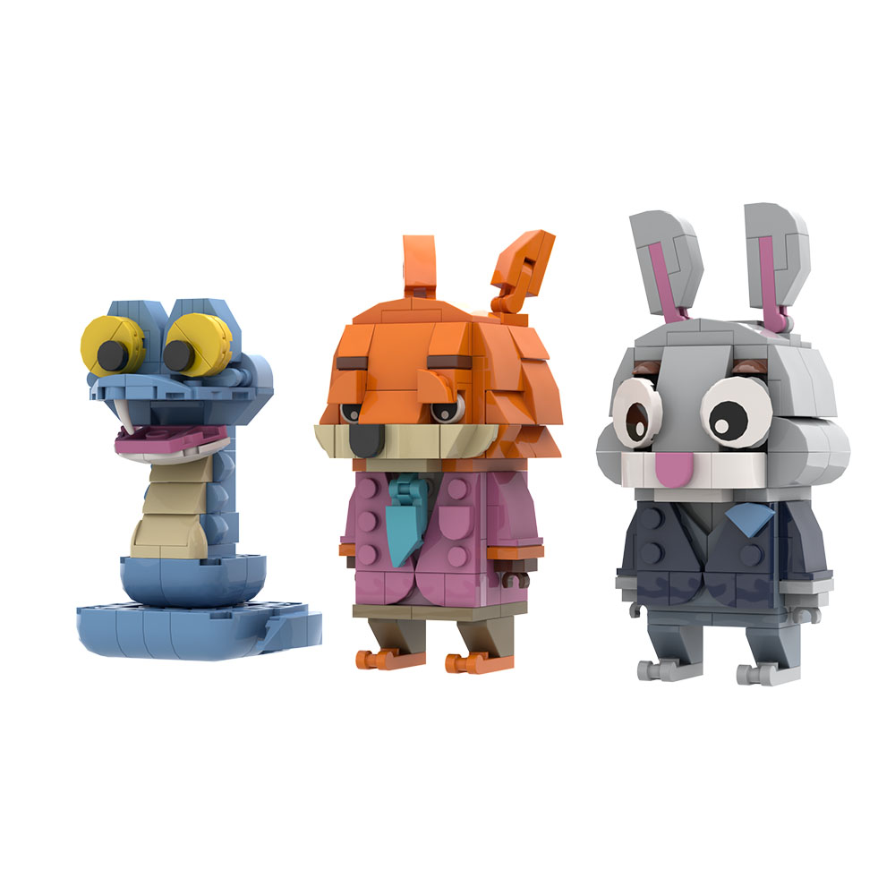 GOBRICKS MOC A2554 Zootopia - YWOBB