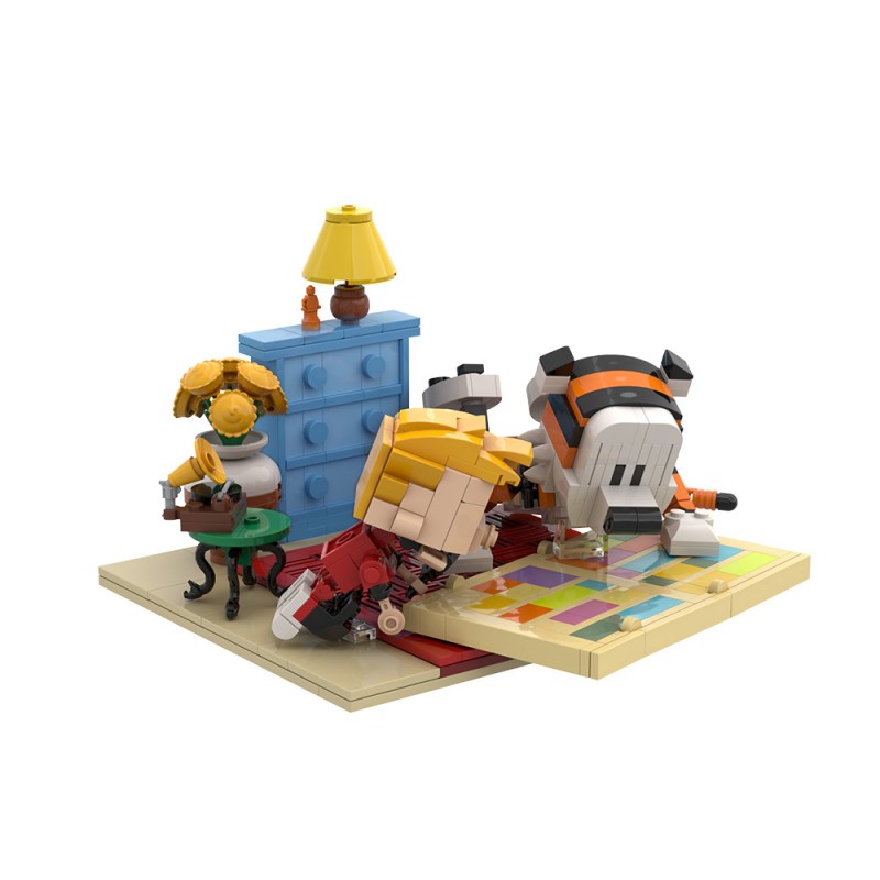 GOBRICKS MOC S0088Y01 Calvin and Hobbes - YWOBB