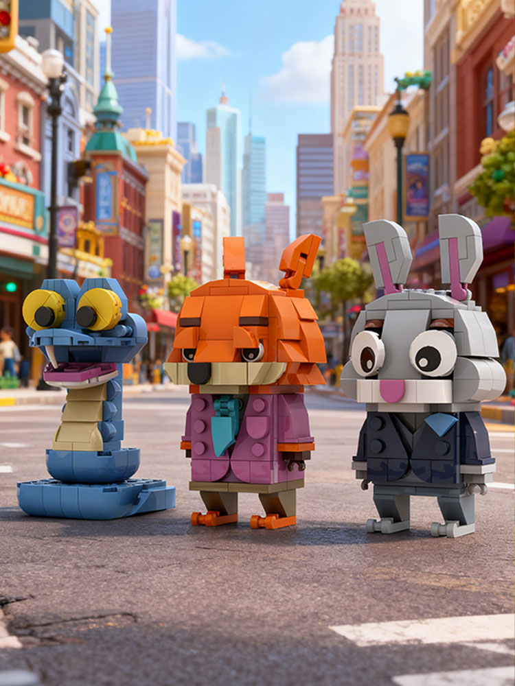 GOBRICKS MOC A2554 Zootopia - YWOBB