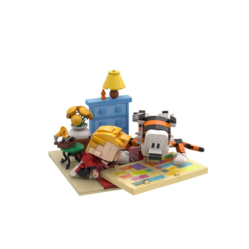 GOBRICKS MOC S0088Y01 Calvin and Hobbes - YWOBB