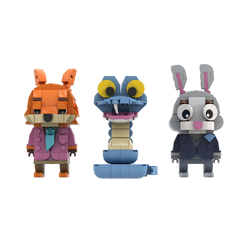 GOBRICKS MOC A2554 Zootopia - YWOBB