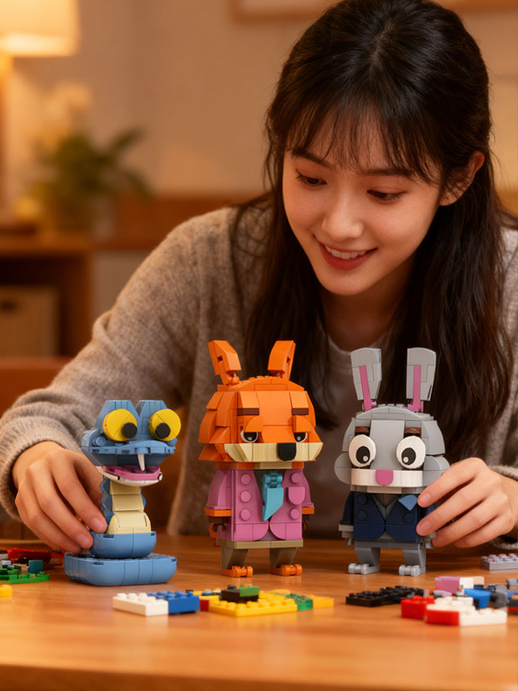 GOBRICKS MOC A2554 Zootopia - YWOBB