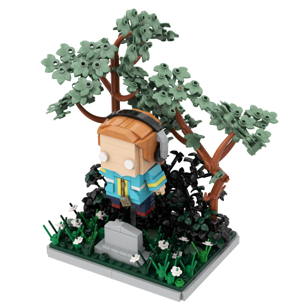 GOBRICKS MOC S0114 Stranger Things – Max at the Cemetery - YWOBB
