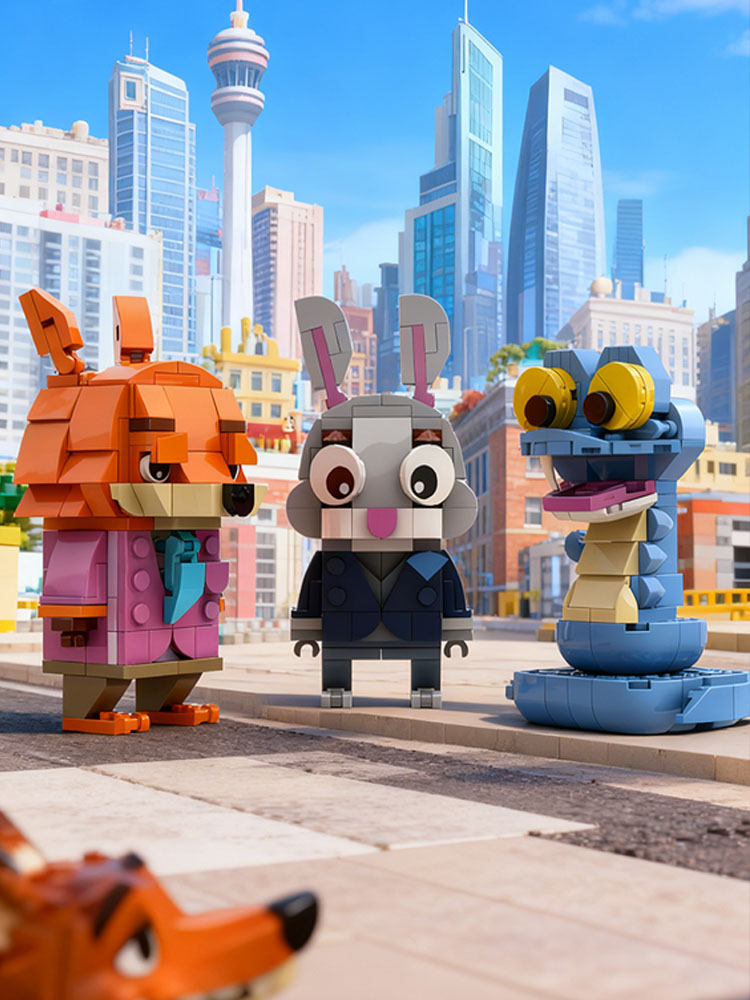 GOBRICKS MOC A2554 Zootopia - YWOBB