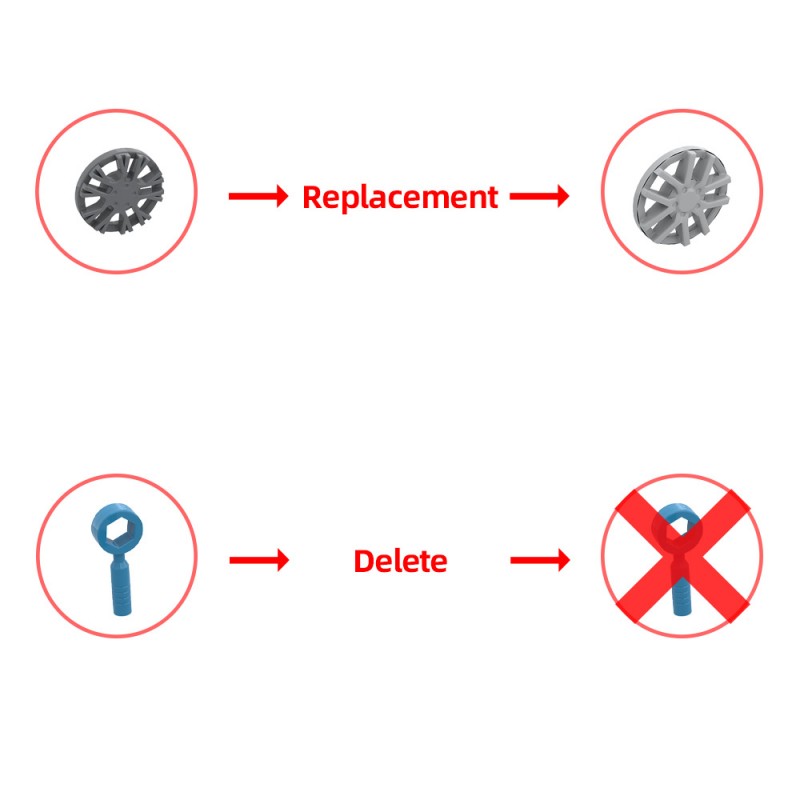 GOBRICKS MOC 57356 Eleanor - Ford Mustang Shelby GT500 - YWOBB