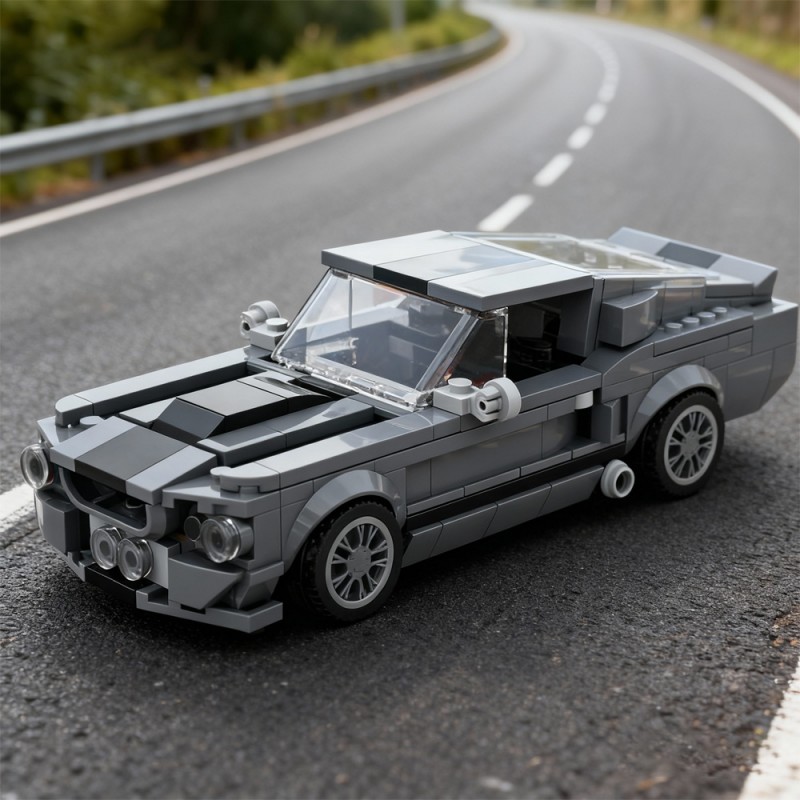 GOBRICKS MOC 57356 Eleanor - Ford Mustang Shelby GT500 - YWOBB