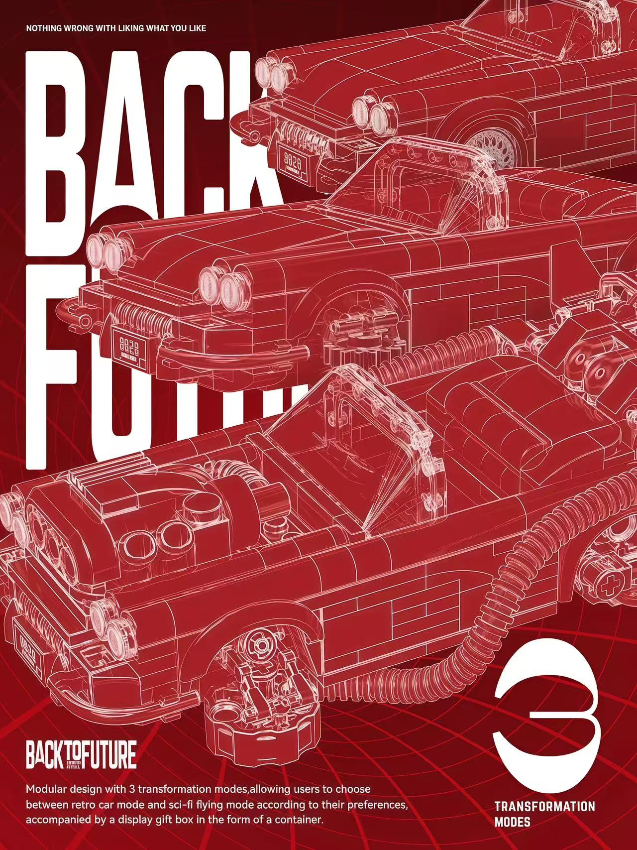 XINYU PB8828 Back to Future Red Laura - YWOBB