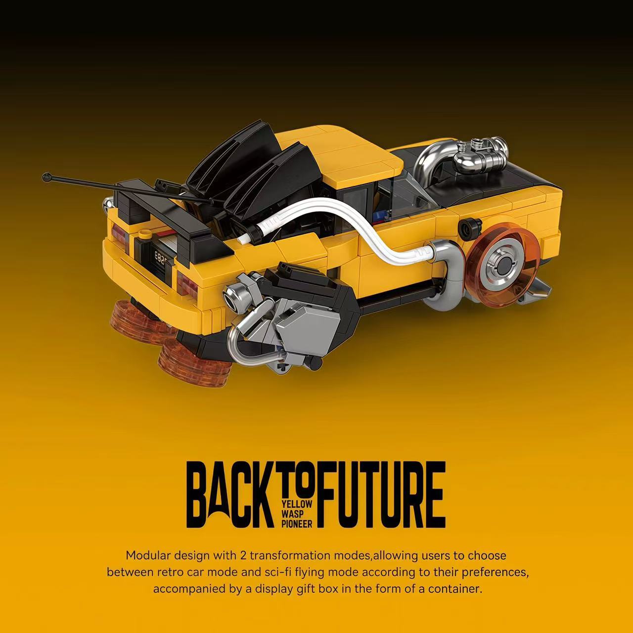XINYU PB8826 Back to Future Yellow Lightning - YWOBB