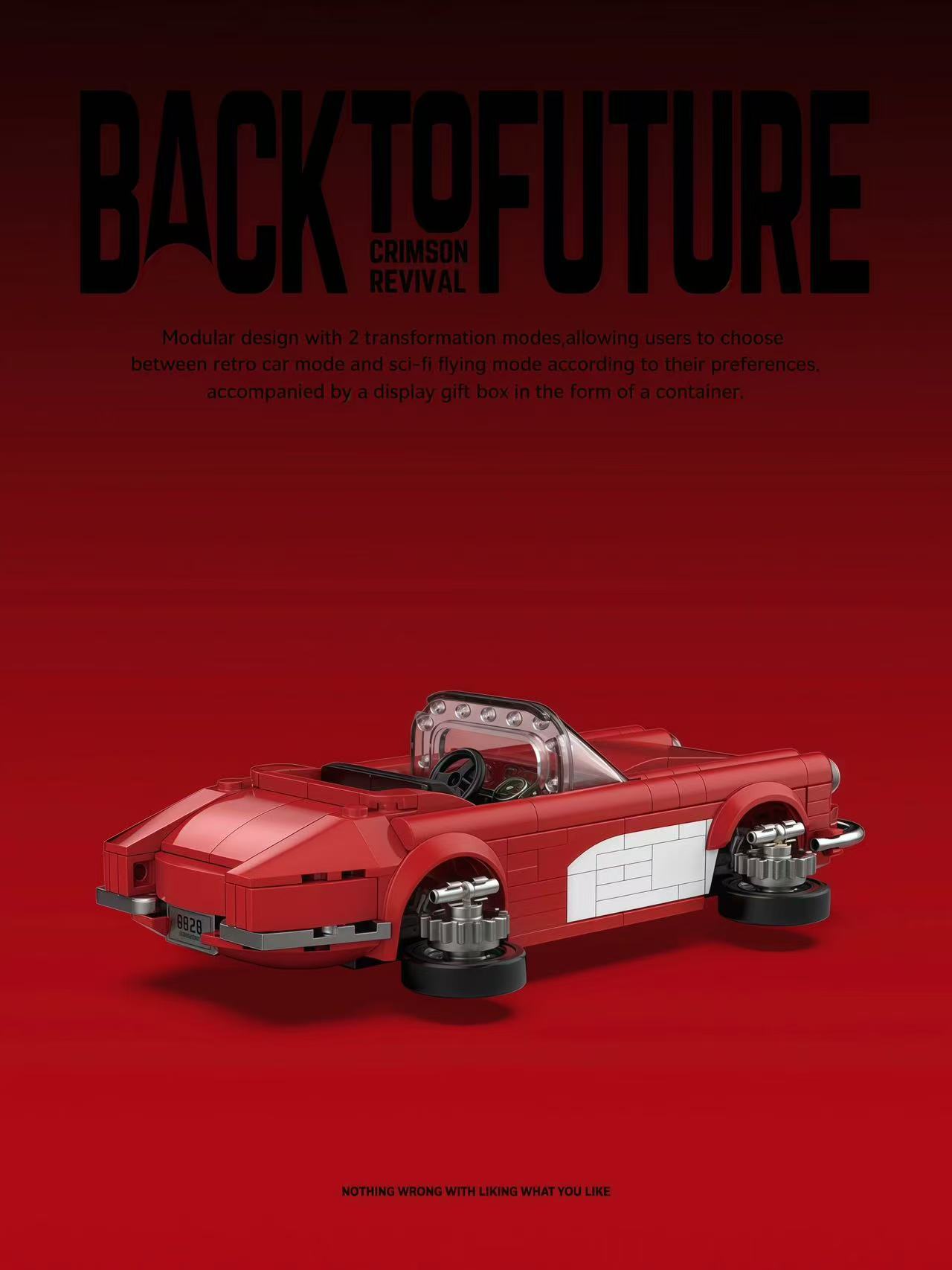 XINYU PB8828 Back to Future Red Laura - YWOBB