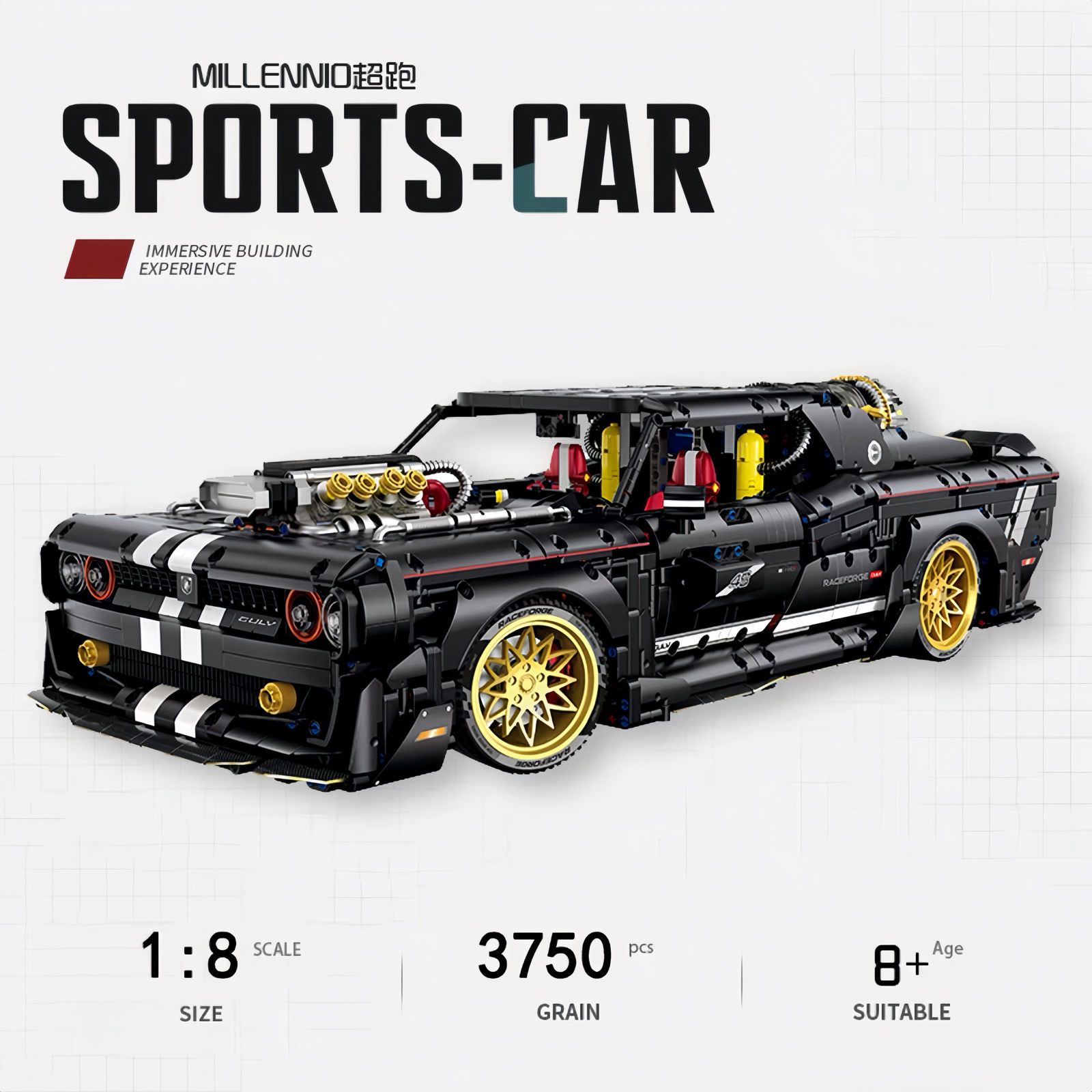 GULY 10637 Supercar Series-Daoqi Challenger OVP EU Warehouse Version - YWOBB