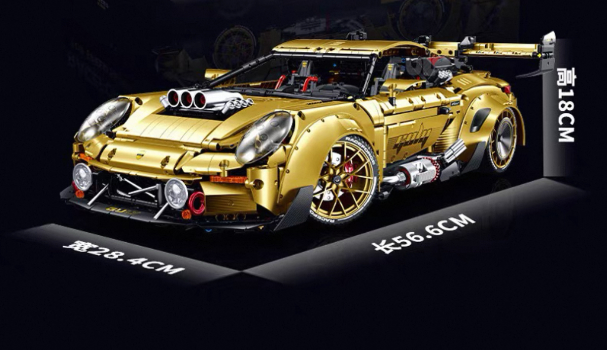 GULY 10640 GOLD Porsche GT3 1:8 OVP EU Warehouse Version - YWOBB