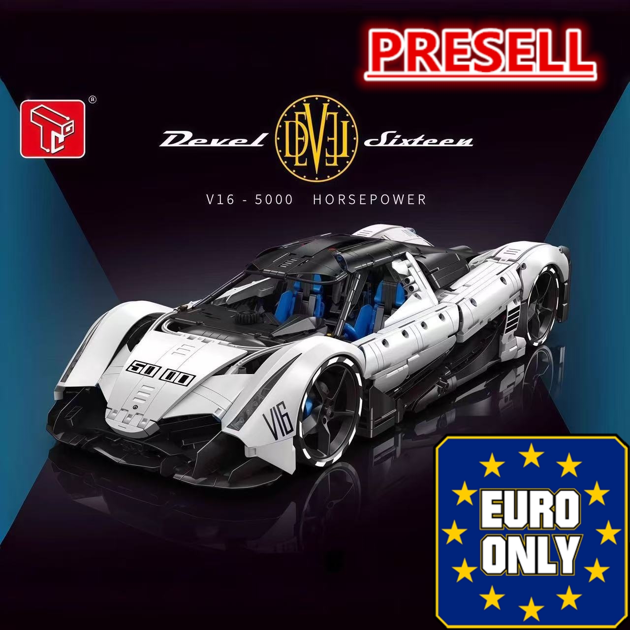 TGL T5052 1:8 Devel Sixteen V16 OVP EU Warehouse Version - YWOBB