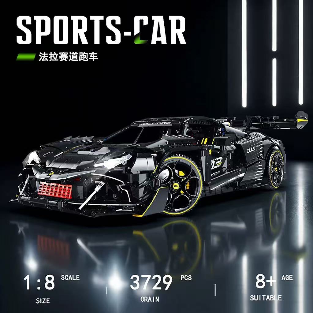 GULY 10627 Ferrari 296 1:8 OVP US Warehouse Version - YWOBB