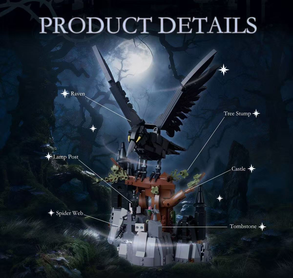 Amazing Block 50002 LUNAR RAVEN - YWOBB