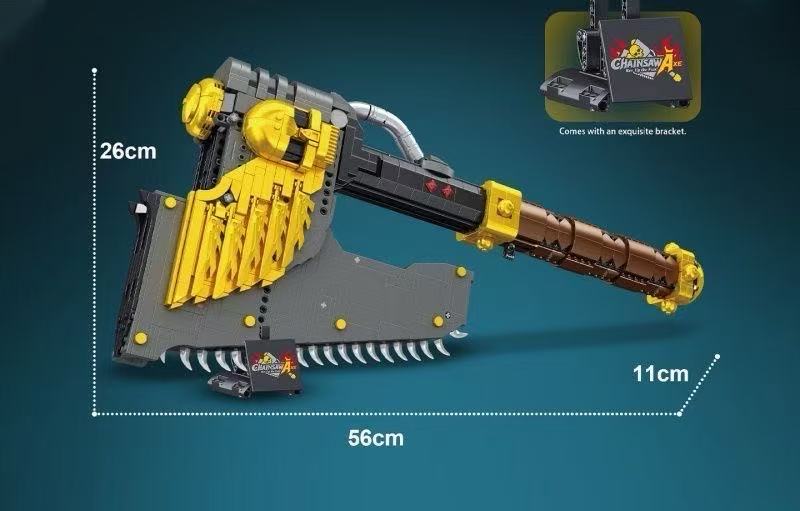 Small Angle JD135 Warhammer Chainsaw Axe - YWOBB