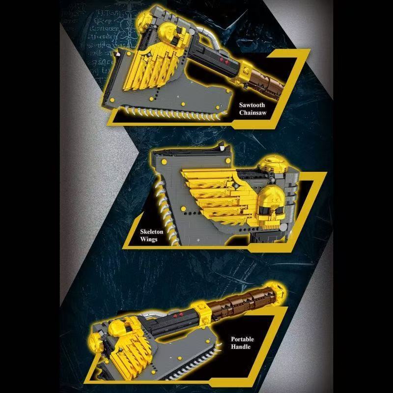 Small Angle JD135 Warhammer Chainsaw Axe - YWOBB