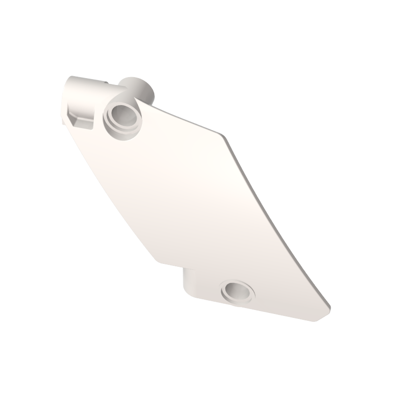 GOBRICKS GDS-2194 Technic Panel Curved #61 5 x 7 Tapered Left - YWOBB