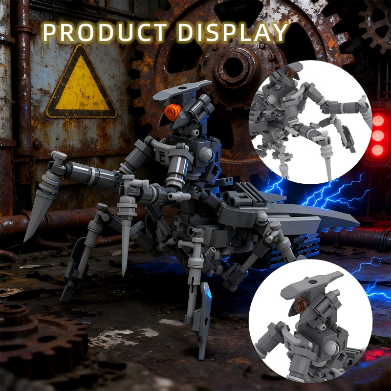 GOBRICKS MOC S0109Y03 Mechanical Insect - YWOBB