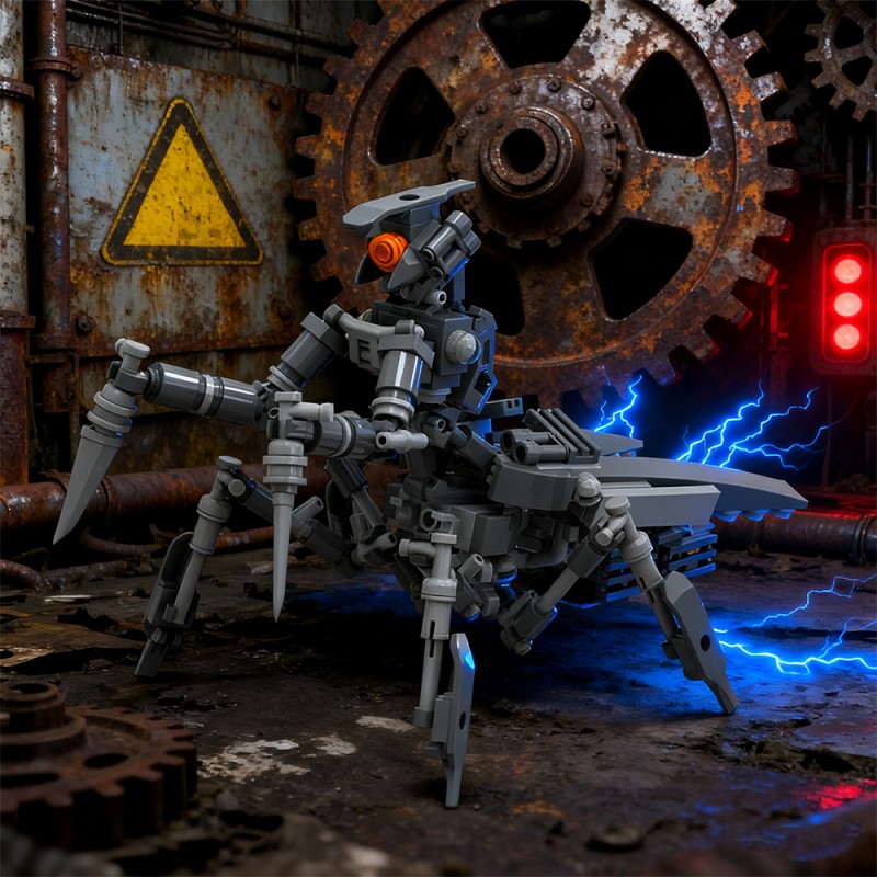 GOBRICKS MOC S0109Y03 Mechanical Insect - YWOBB