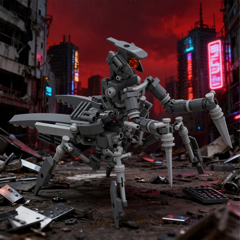 GOBRICKS MOC S0109Y03 Mechanical Insect - YWOBB