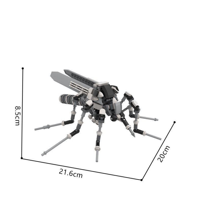 GOBRICKS MOC S0109Y02 Mechanical Insect - YWOBB