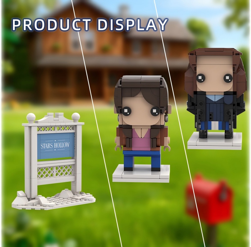 GOBRICKS MOC S0123 Gilmore Girls—Lorelai and Rory - YWOBB