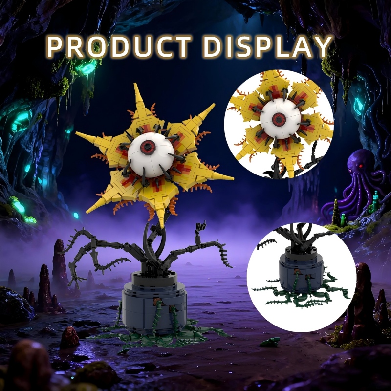 GOBRICKS MOC S0120 Evil eye flower - YWOBB